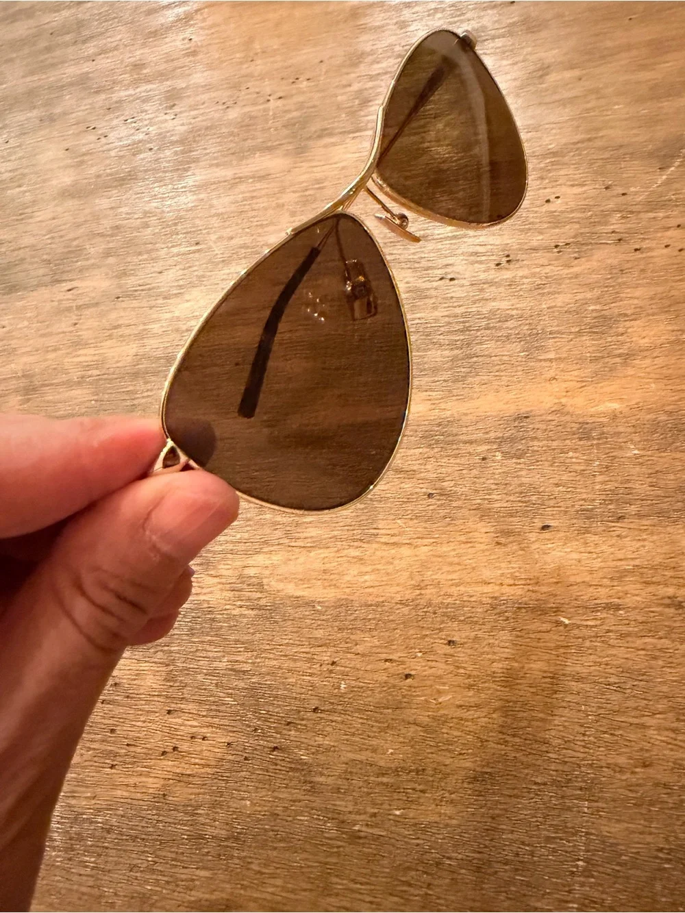 Saint Laurent SL 831 Vesper Sunglasses Brown with Gold Trim Case